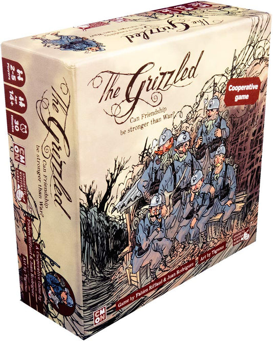 CMON The Grizzled front cover featuring soldiers entering the trench.