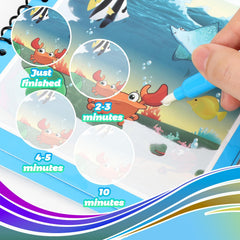 CMTOOP reusable pages drying between uses for endless play.