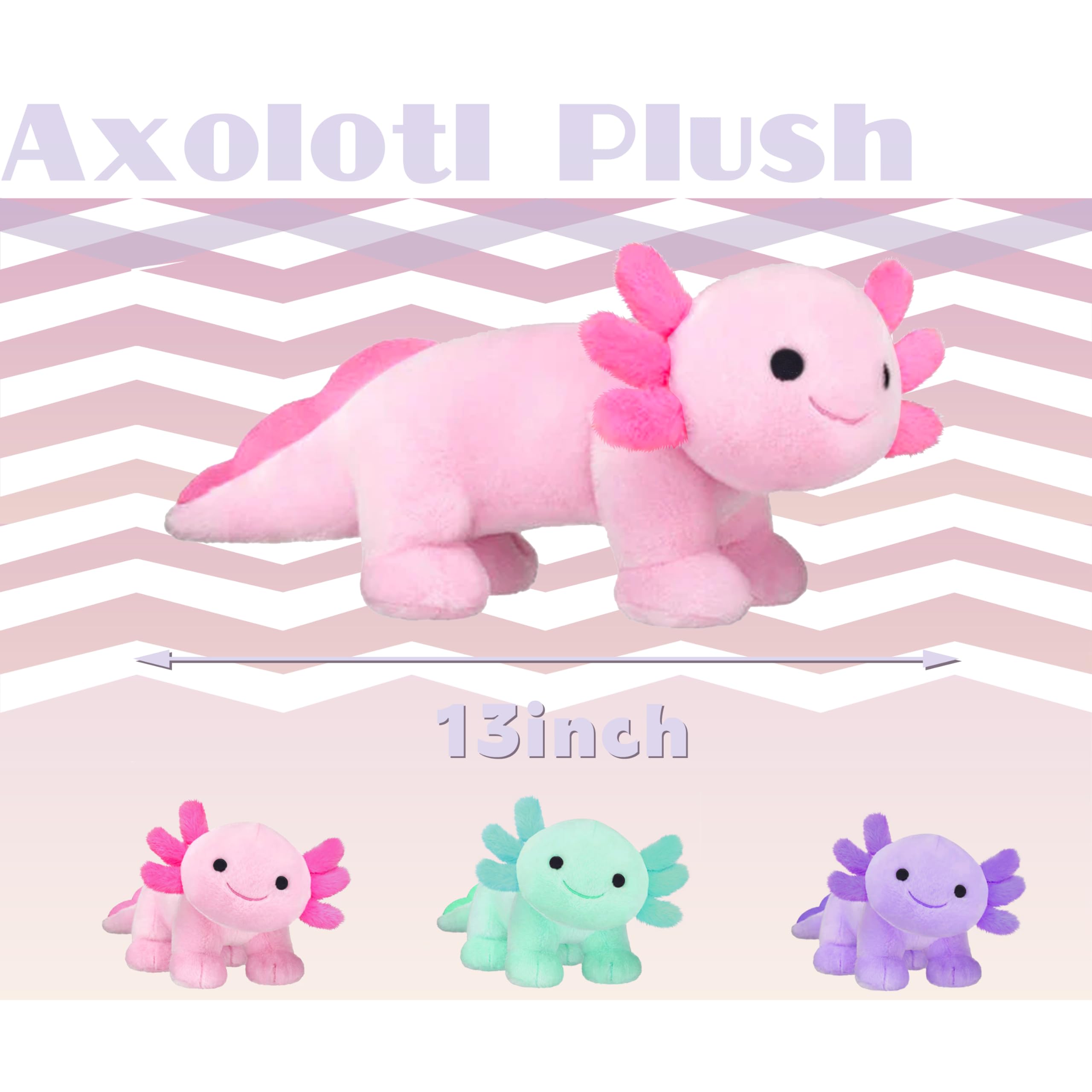 CNAANA Axolotl Plush makes a thoughtful gift for kids and families
