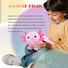 CNAANA Axolotl Plush is kid-friendly and cuddly