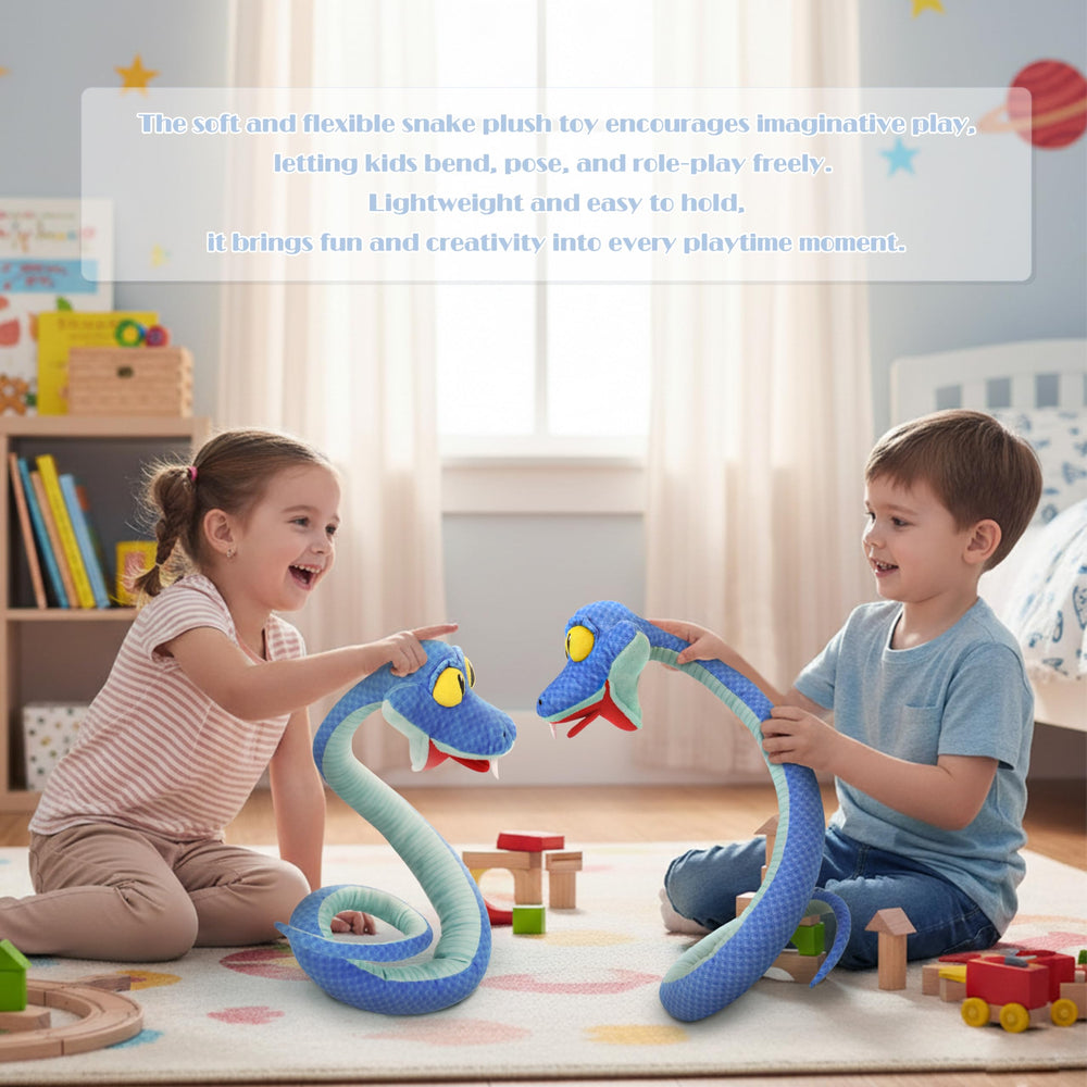 CNAANA blue plush fits well on tabletops, shelves, or beside kids’ beds.