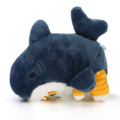 CNAANA Kawaii Shark Cat Plush Toy kid room decor, cute nautical flair.
