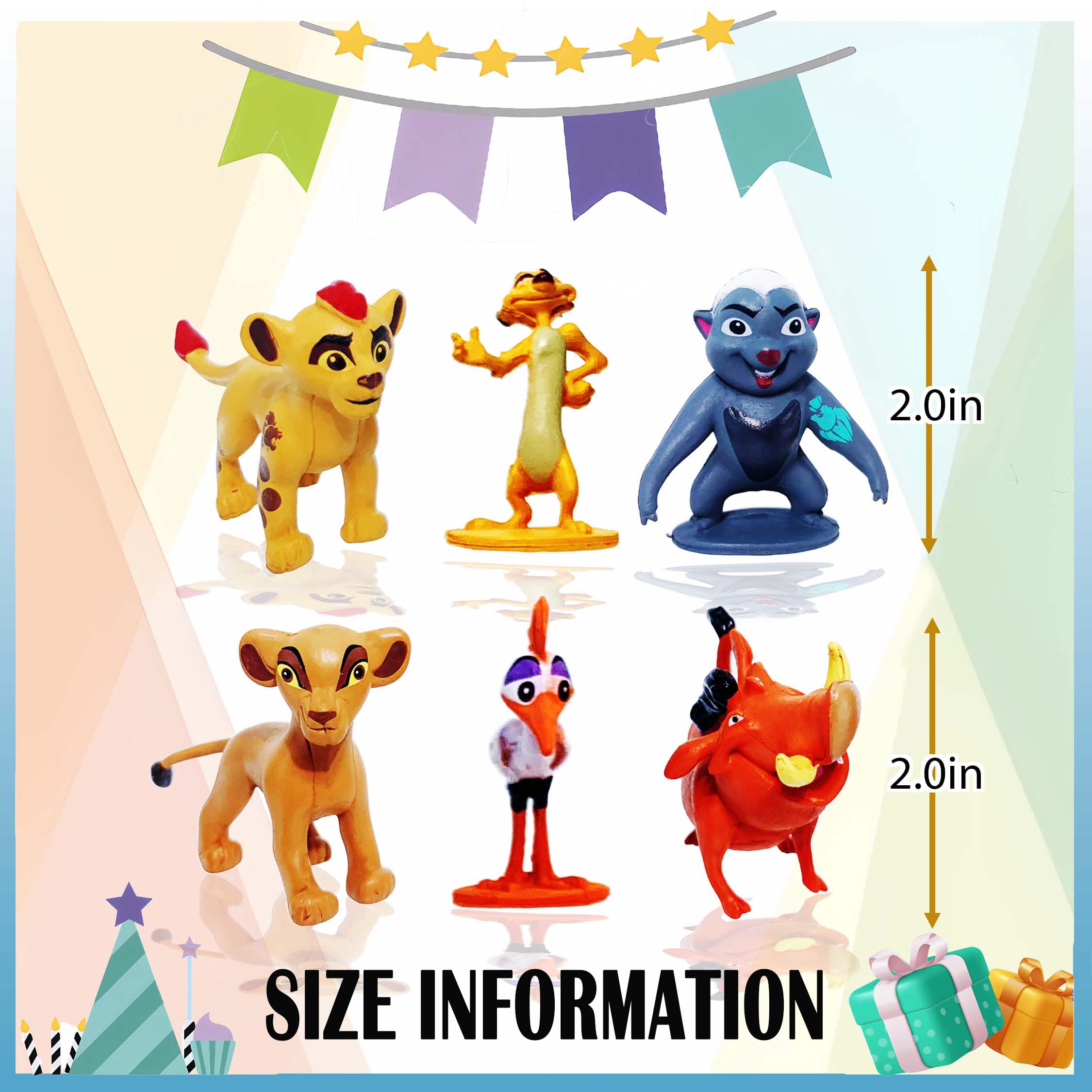 CNIUETYR PVC animal dolls are safe and durable for crafts.