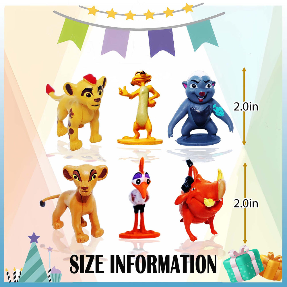 CNIUETYR PVC animal dolls are safe and durable for crafts.