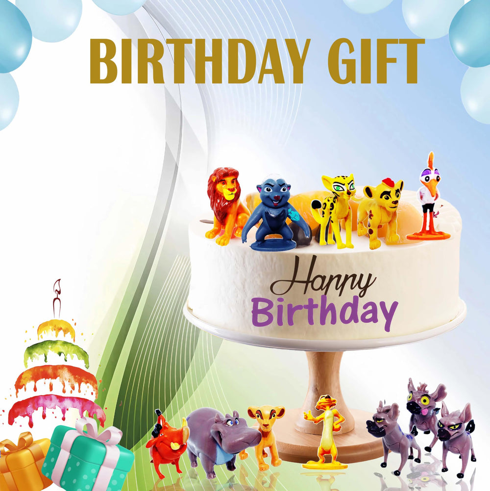 CNIUETYR spotted hyena doll adds playful character to party displays.