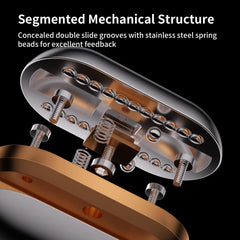 Cntjv Mech Egg hidden grooves and stainless steel spring beads in action.