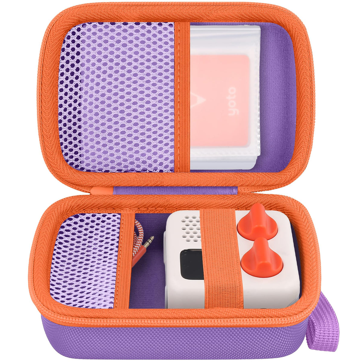 co2CREA hard case for Yoto Mini 2024 Edition, front view with protective shell