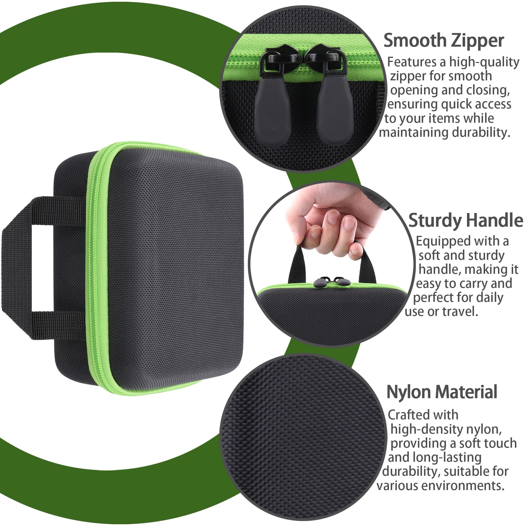 co2CREA LeapMove case mesh pocket holds game cards and small parts
