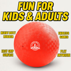 COAMZPARTY 10-inch kickball green suited for gym and playground activities