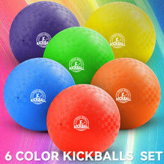 COAMZPARTY 10-inch kickball orange great for camps and youth sports