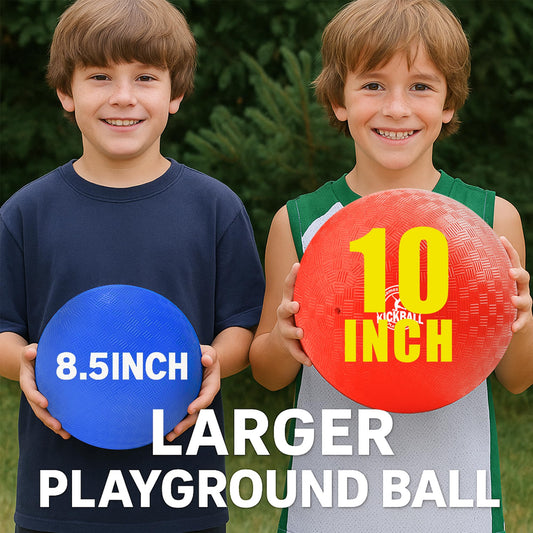 COAMZPARTY 10-inch kickball yellow ideal for school recess and active play