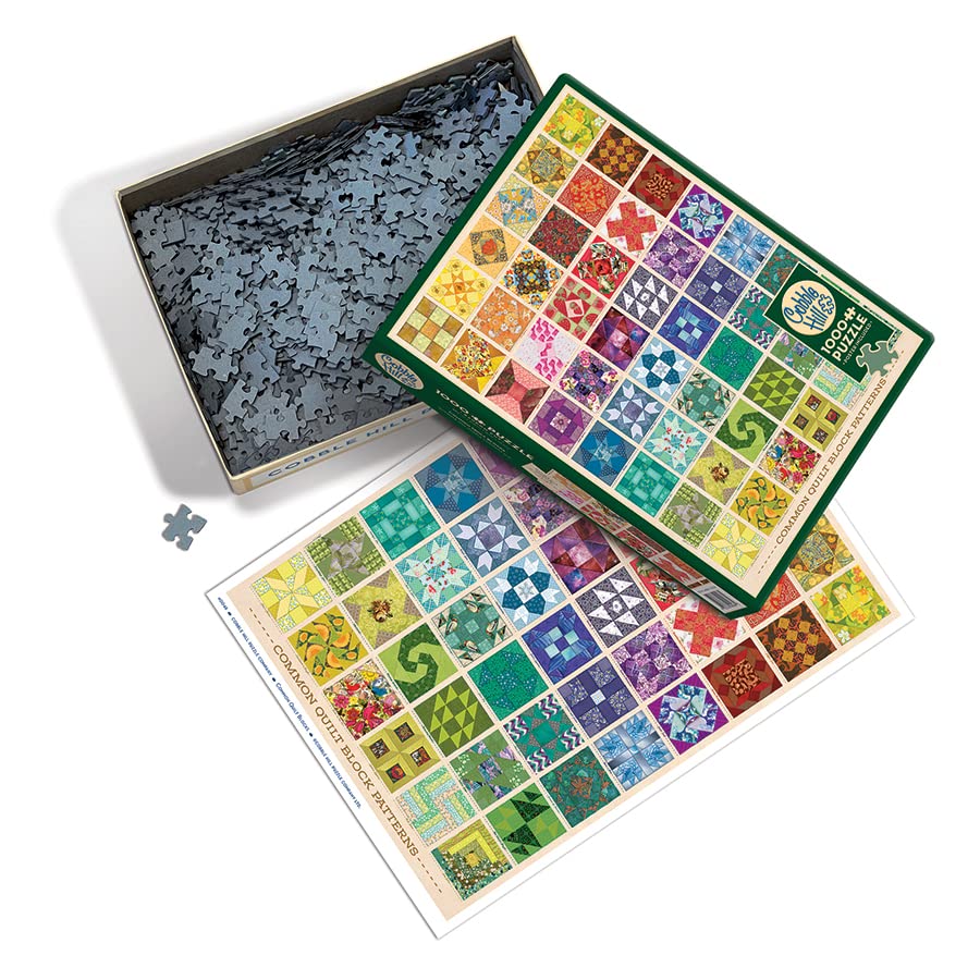 Cobble Hill Common Quilt Blocks random-cut pieces add a unique assembly challenge