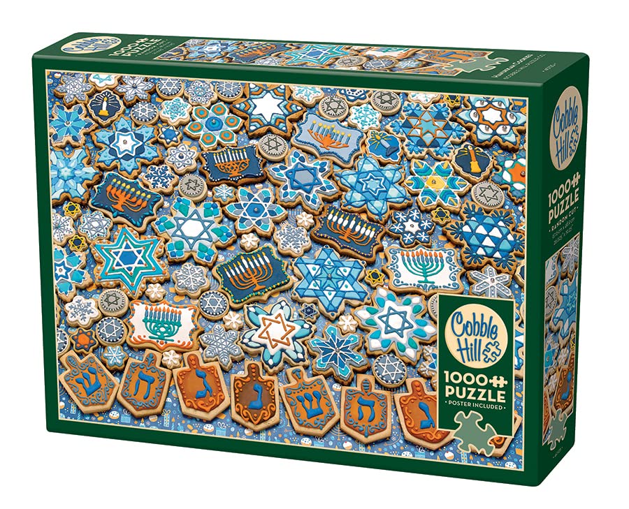 Cobble Hill Hanukkah Cookies sample poster included for quick setup