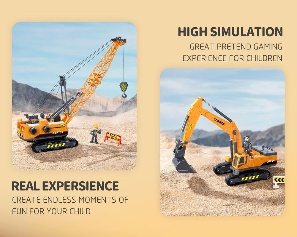 Cobefy construction playset inspires creative exploration for ages 3 and up.