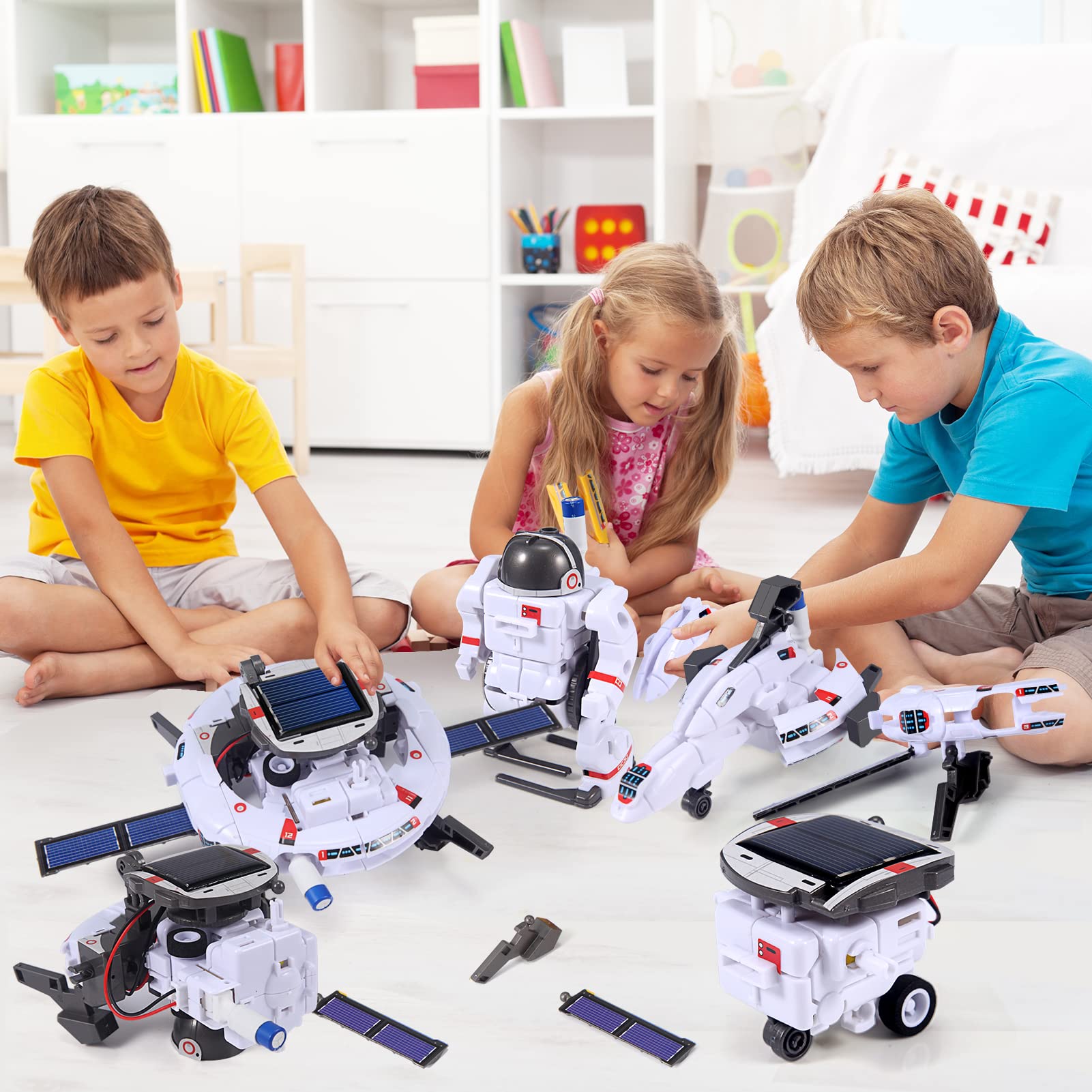 COBFDHA kids building robot kit encouraging curiosity and collaboration.