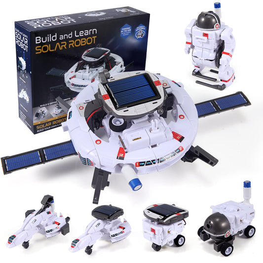 COBFDHA solar robot kit front view for hands-on STEM exploration.