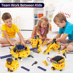 COBFDHA solar and battery powered robot designed for indoor and outdoor play