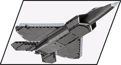 COBI F-22 brick bombs in hatch add authentic detail.