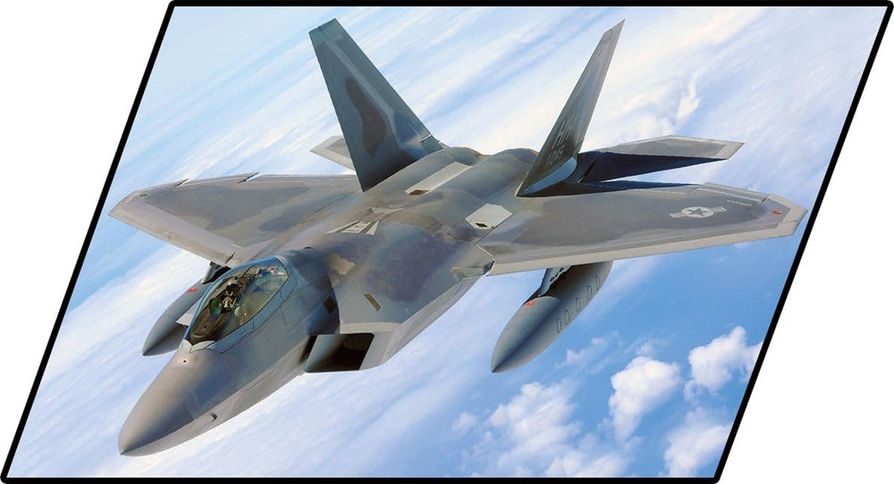 COBI F-22 landing gear adds dynamic pose options.