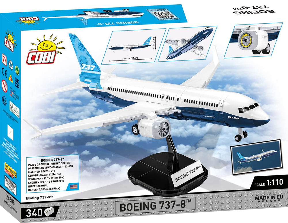 COBI Boeing 737-8 plane compatibility with other brick brands for versatile building