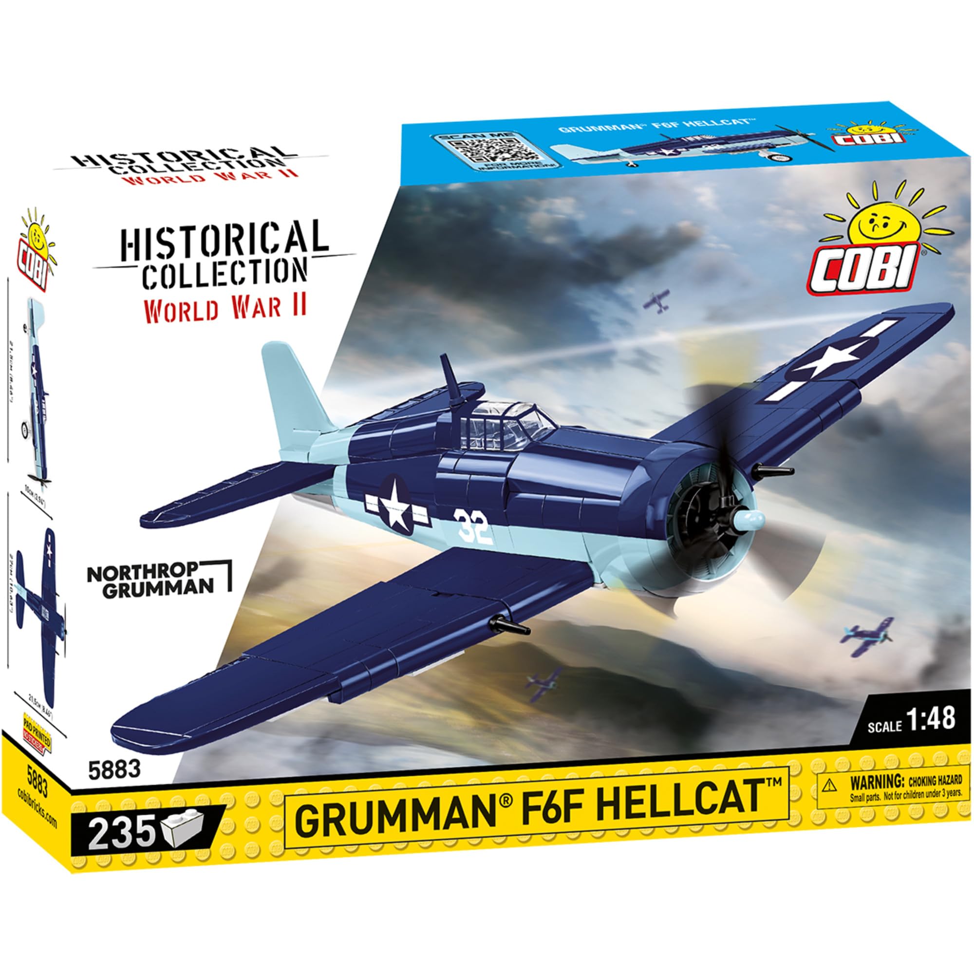 COBI Hellcat builder-instruction icons simplify assembly for beginners