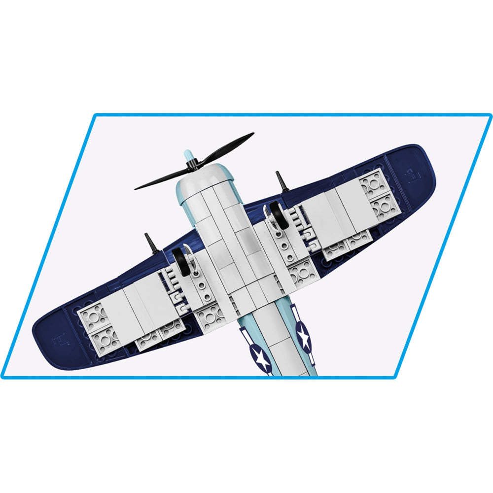 COBI Hellcat wings with precise join lines for easy assembly