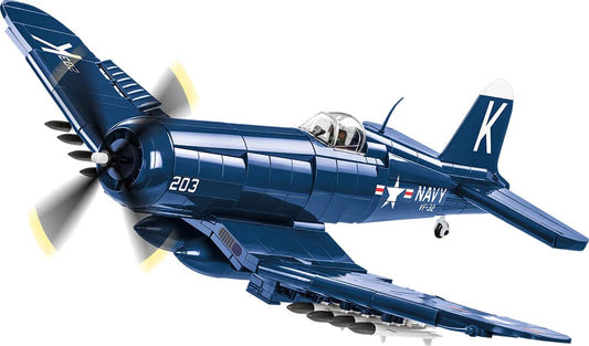 COBI F4U-4 Corsair cockpit details showcase authentic interior for display