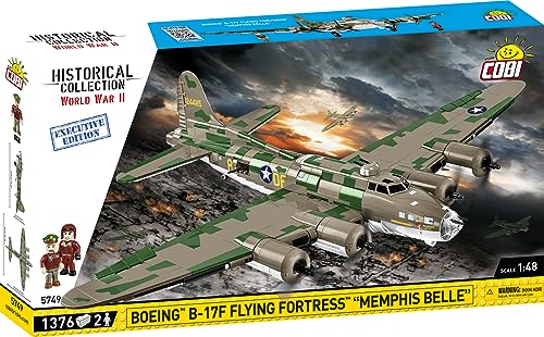 COBI Memphis Belle cockpit detail adds realism for immersive building.
