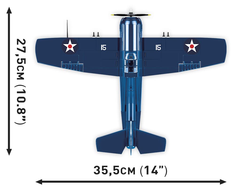 COBI F4F Wildcat illustrated instructions provide easy building guidance