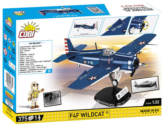 COBI Wildcat pilot figure inside cockpit boosts realistic WWII display