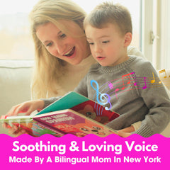 Coco Learns Spanish Montessori-style interactive buttons encourage exploration