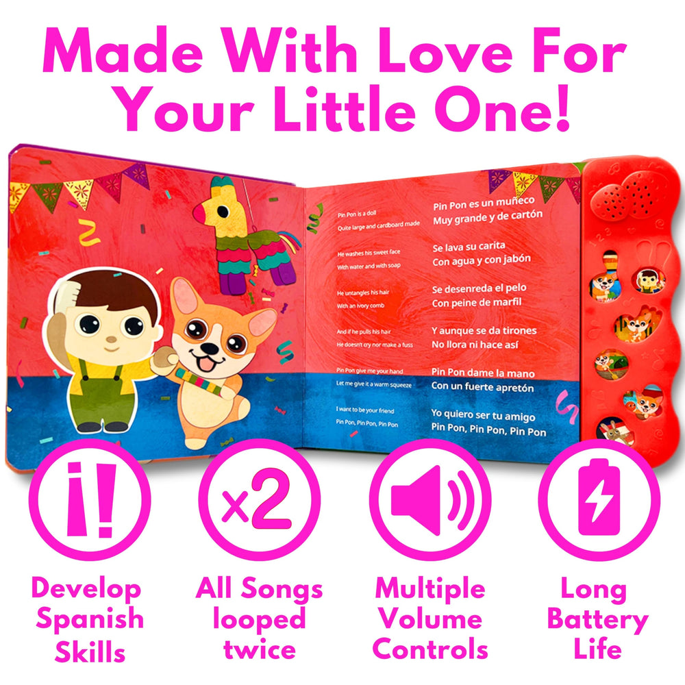 Coco Learns Spanish real mom voice delivering soothing tunes