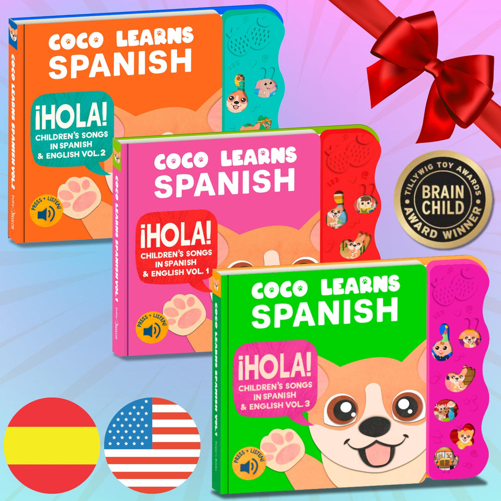 Coco Learns Spanish travel-friendly design for learning on the go