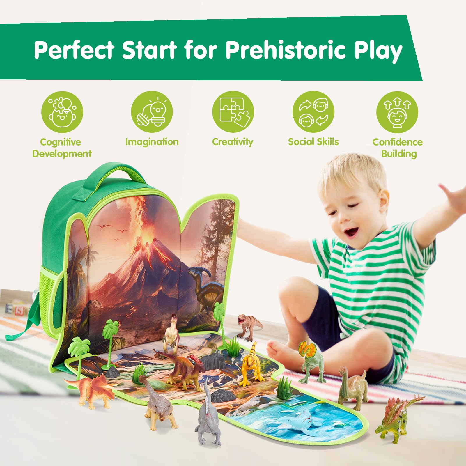 COCO&Friends decorative pieces to customize the dino scene