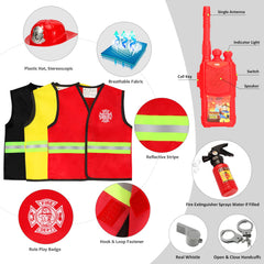 Cocojeci firefighter walkie talkie adds realistic communication during role play.