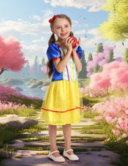 Cocojeci princess dress on model during playful dance session.