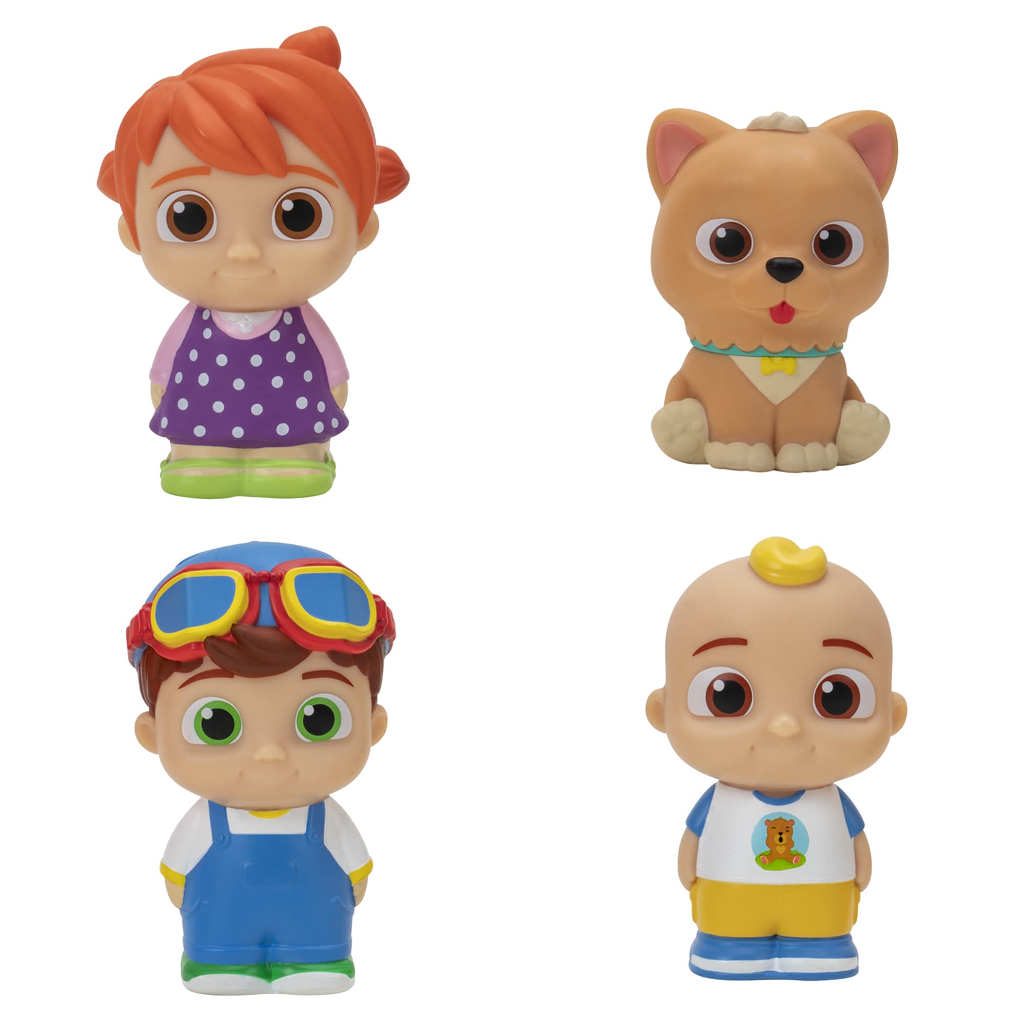 CoComelon JJ figure, handheld for interactive pretend play.