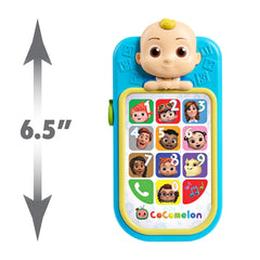 CoComelon learning phone with letters and numbers supports early literacy
