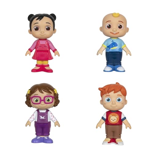 CoComelon Lane figures JJ, Nico, CeCe, and Bella for storytelling fun.