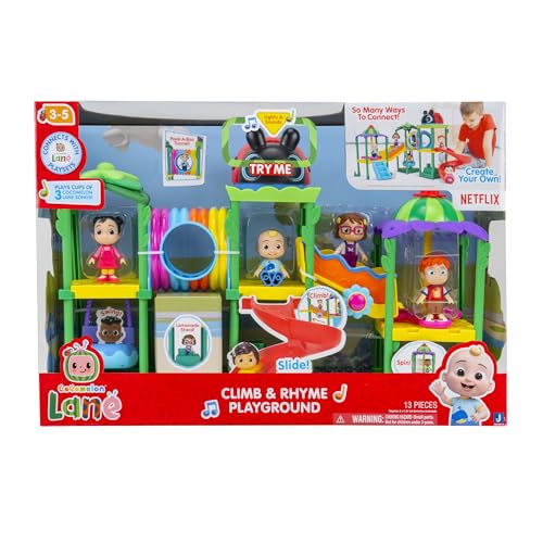 CoComelon Lane lights and phrases activate at the press for bright playtime.