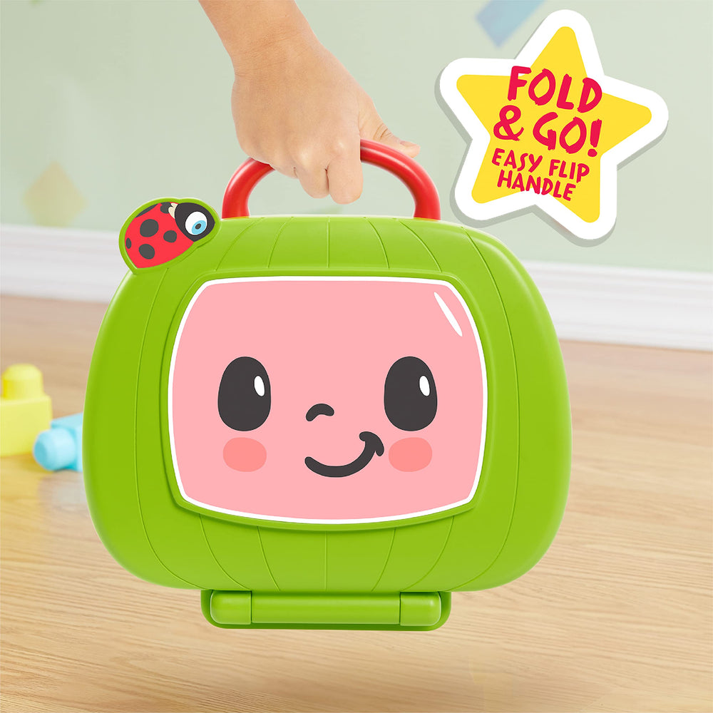 CoComelon Sing and Learn Laptop suitable for ages 18 months and up, safe for little hands