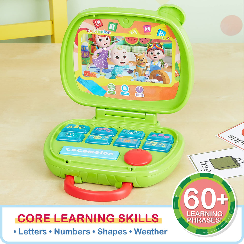 CoComelon Sing and Learn Laptop screen decal adds realistic computer feel for pretend play