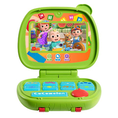 CoComelon Sing and Learn Laptop trackball provides tactile feedback during learning play