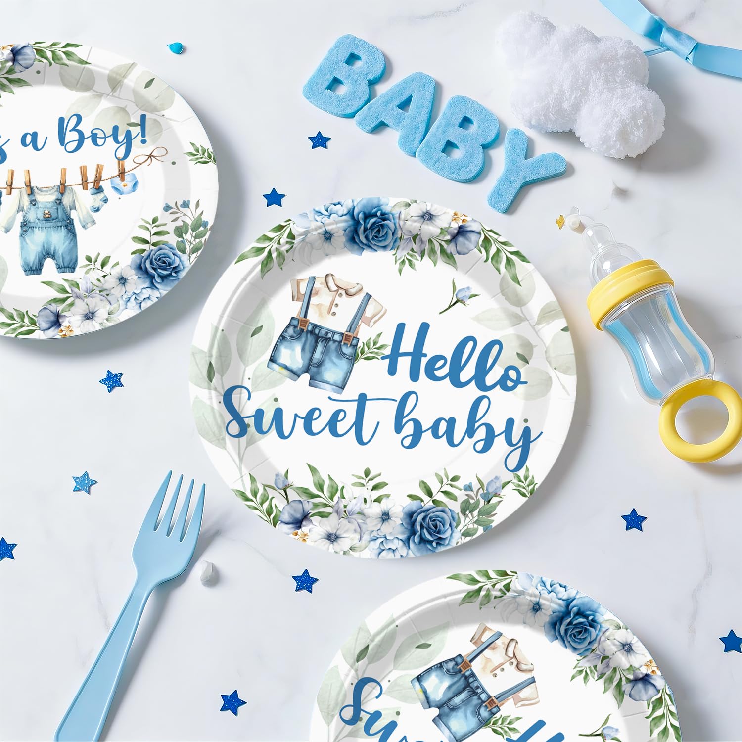 Cocomigo 7-inch plates with sturdy design for easy serving
