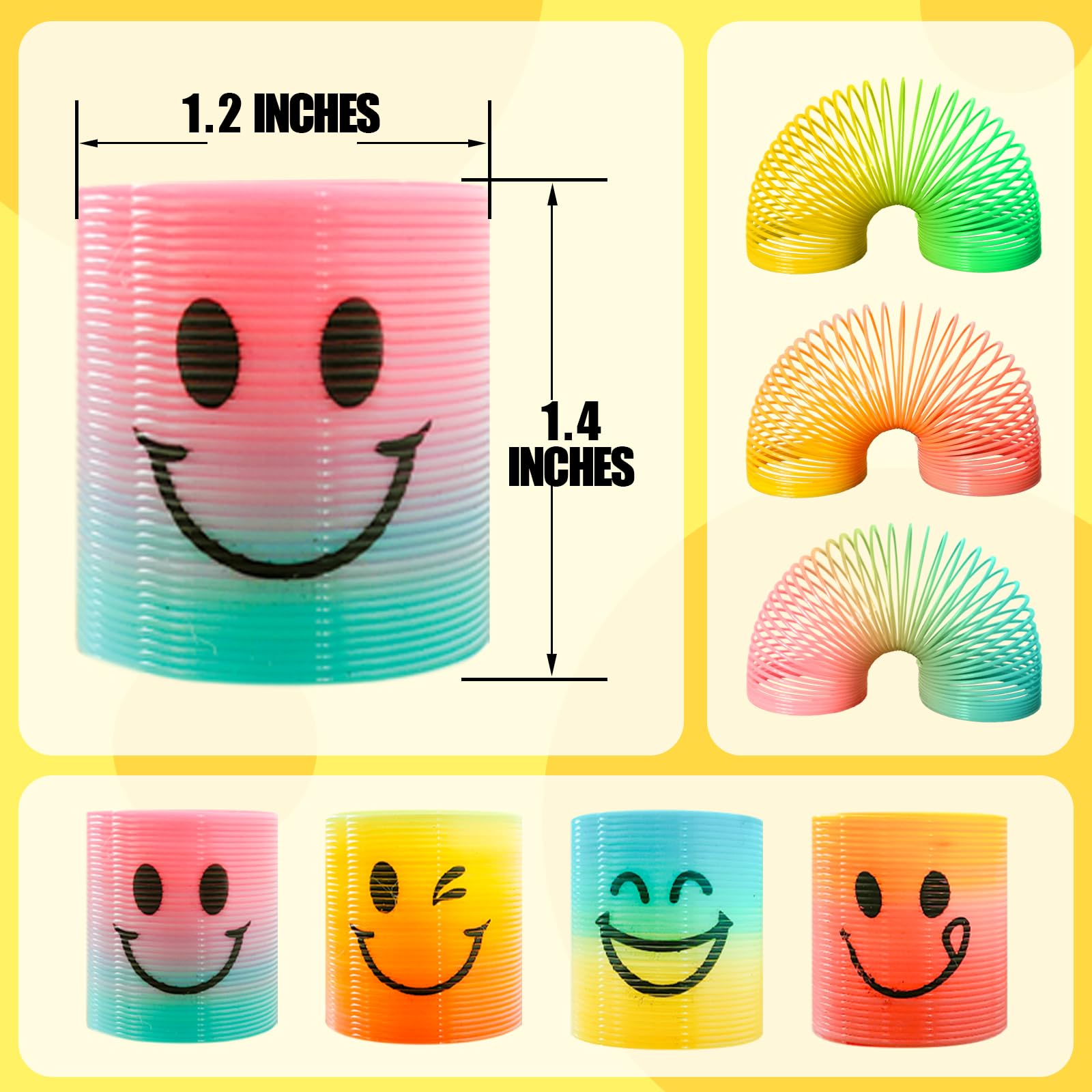 Cocurb springs with smiling faces offer fun, eye-catching fidget options for kids.