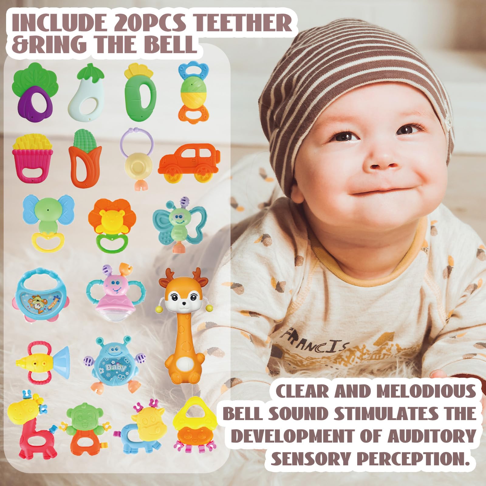 Cocurb wrist socks add cozy texture for tiny hands during playtime.