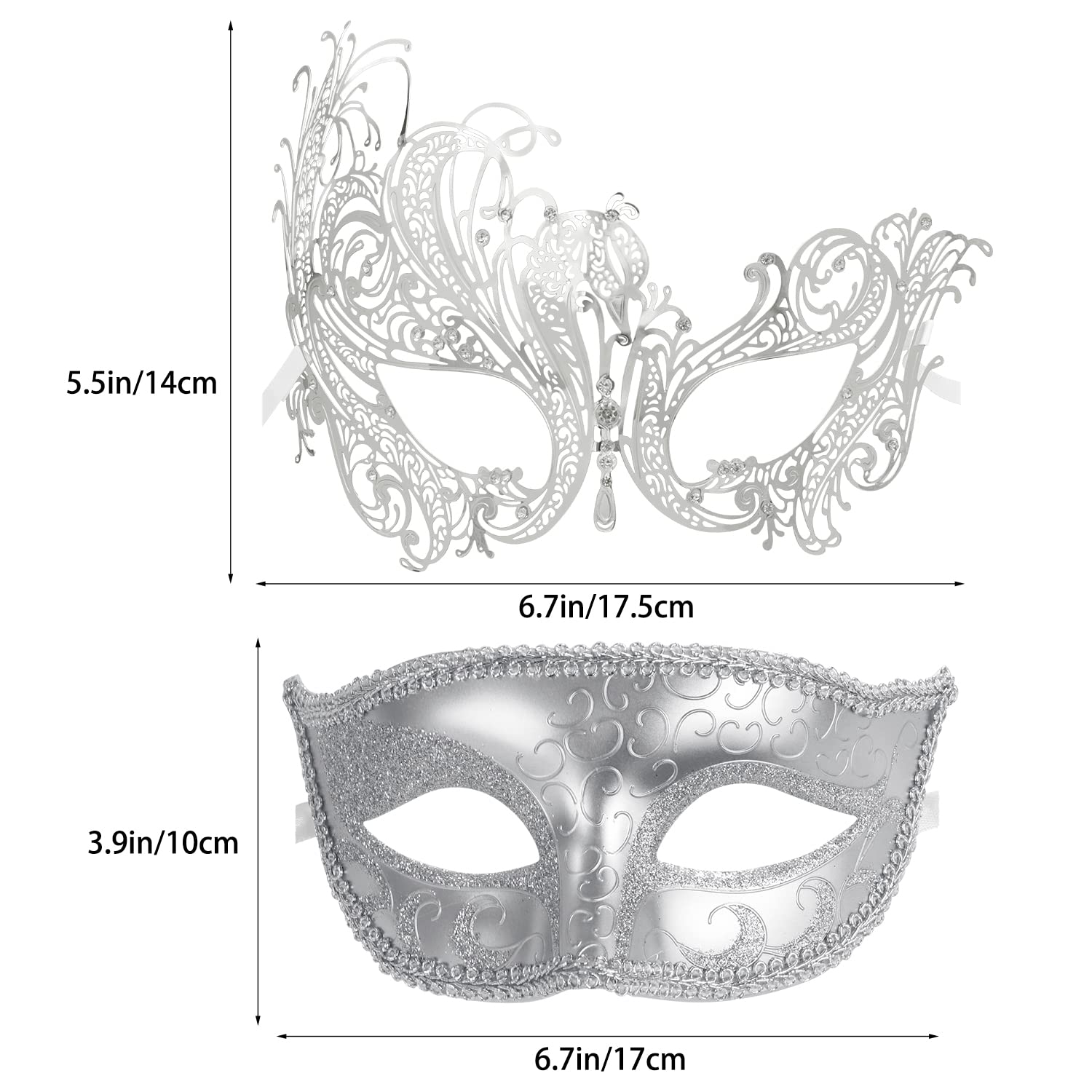 Coddsmz back view shows smooth finish on metal mask