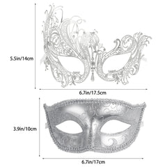 Coddsmz back view shows smooth finish on metal mask