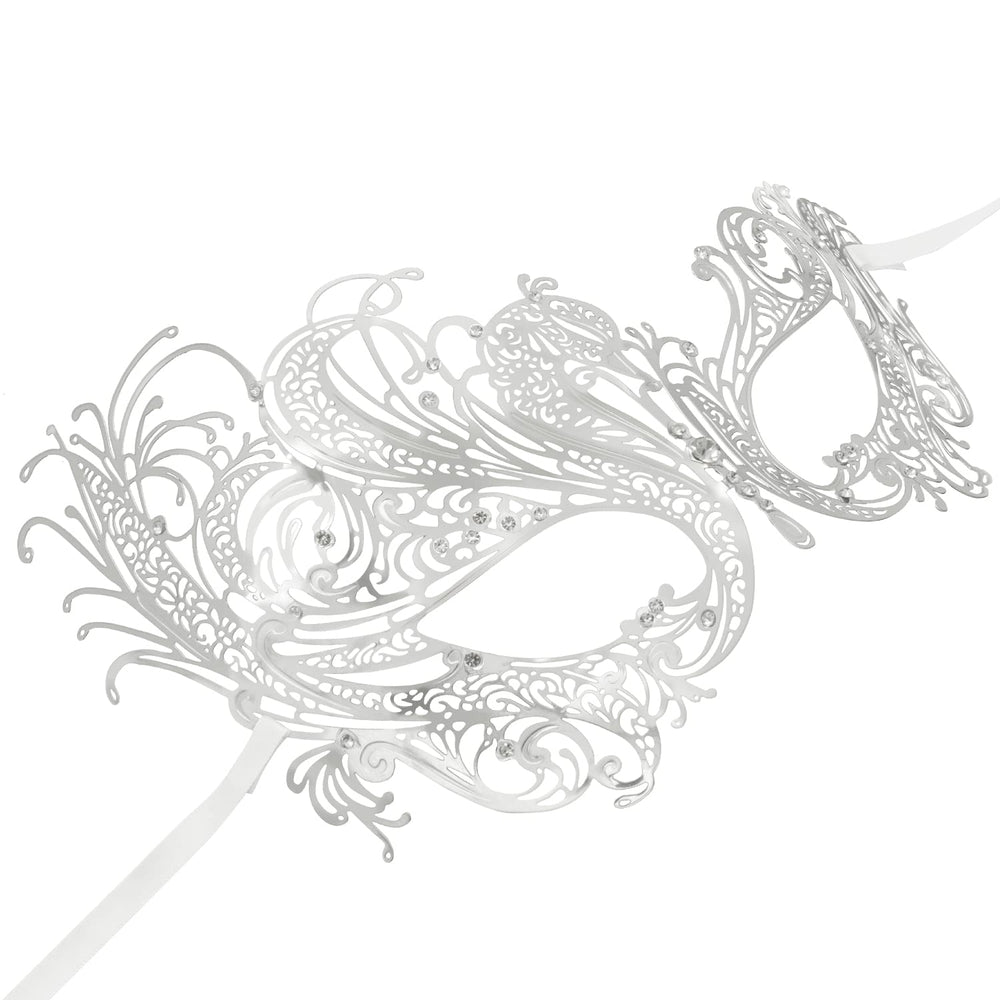 Coddsmz lace-edged plastic mask close-up shows delicate finish