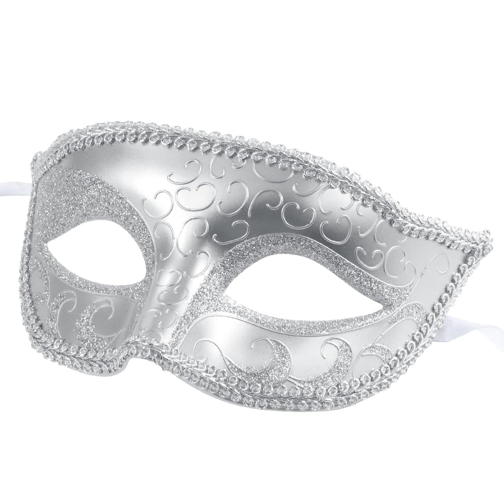 Coddsmz Mardi Gras-inspired silver masks add festive flair